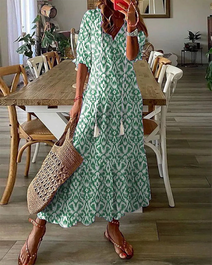 ARIA | Boho Tummy Coverage Dress