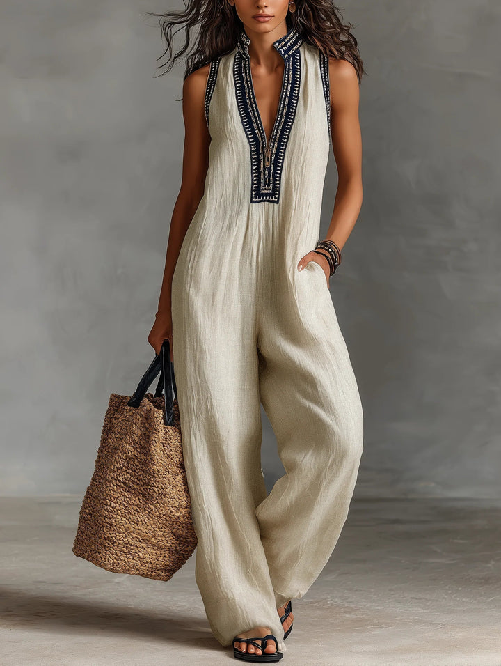 Maureen | Relaxed Wide Leg Summer Jumpsuit