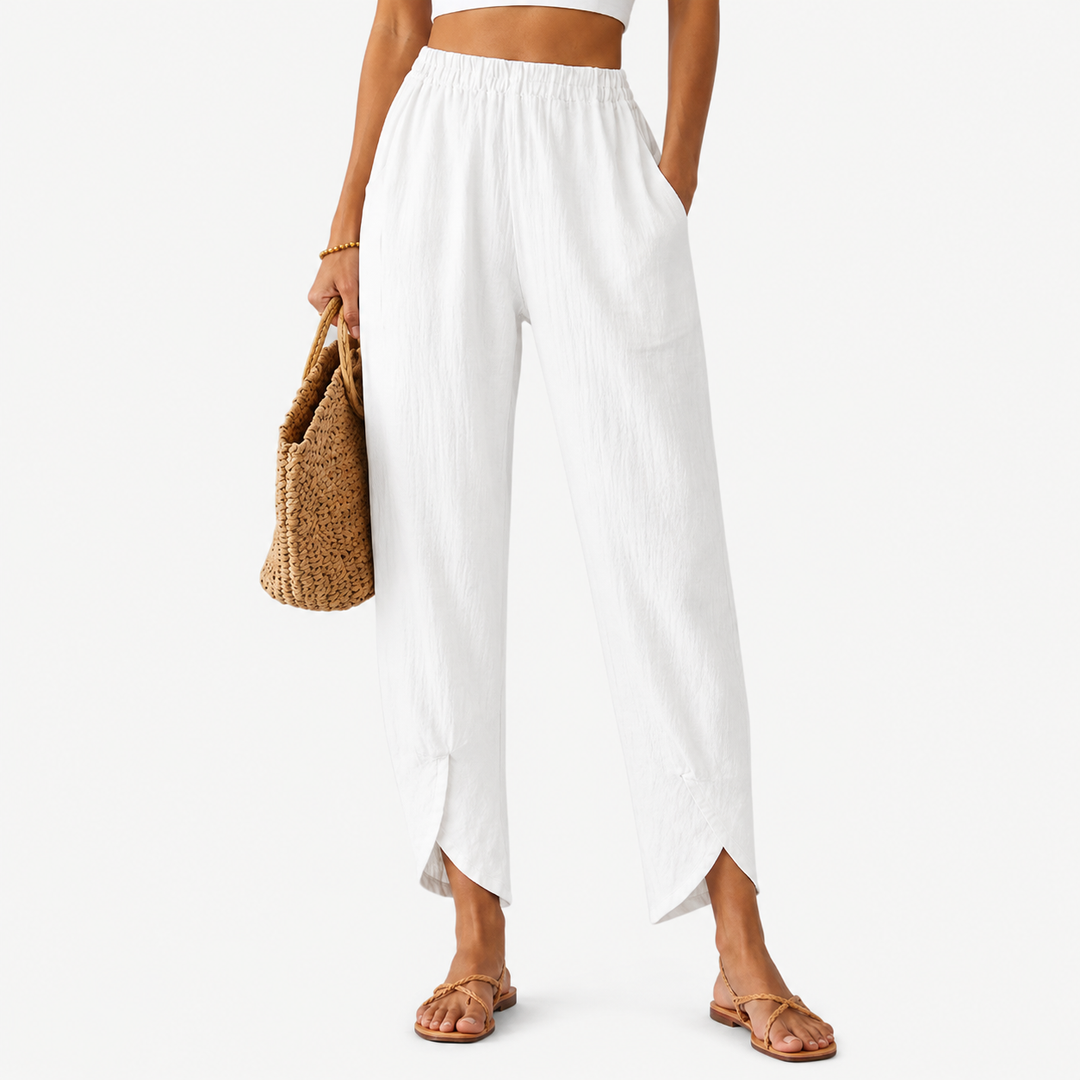 Essari - Pantalon avec Ourlet Brut