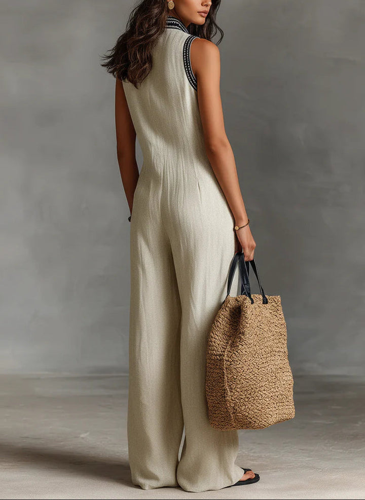 Maureen | Relaxed Wide Leg Summer Jumpsuit