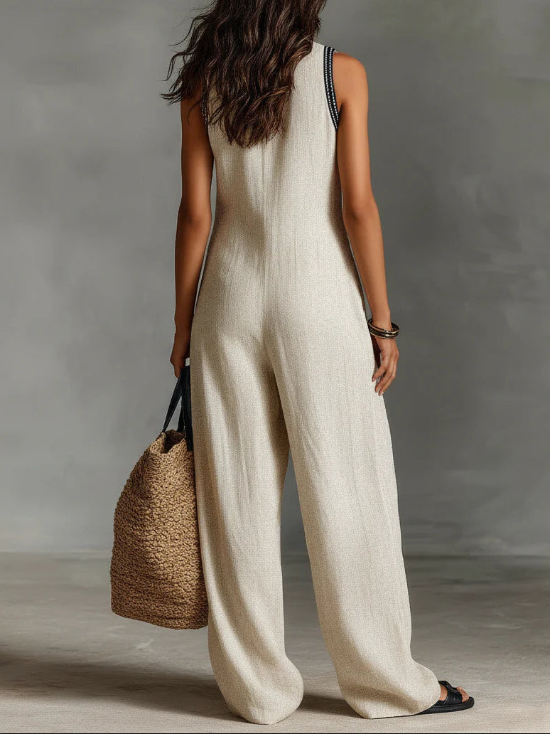 Maureen | Relaxed Wide Leg Summer Jumpsuit