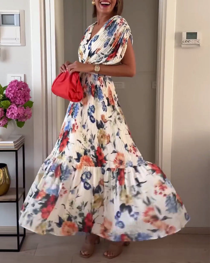 Capri | Robe Florale Élégante
