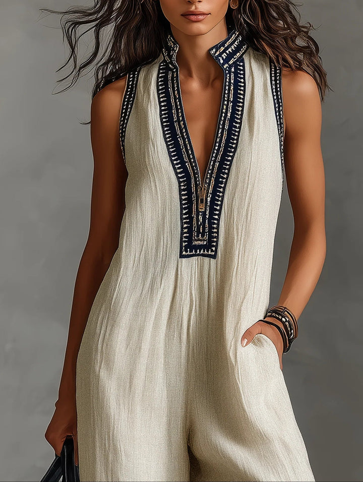 Maureen | Relaxed Wide Leg Summer Jumpsuit