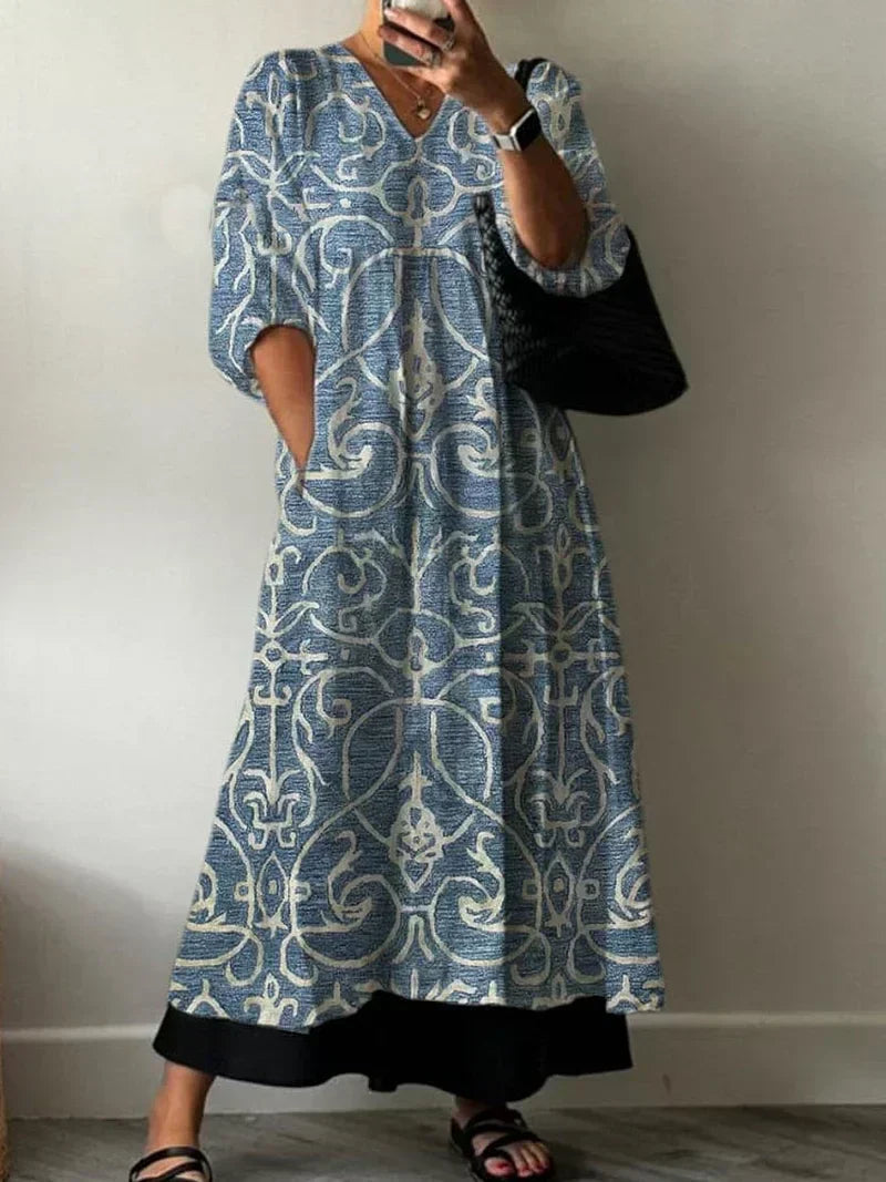 Loren | Elegant Dress with Floral Print Lia