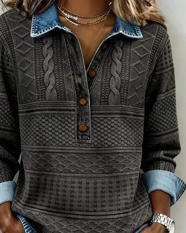 Riley | Stylish Collar Top