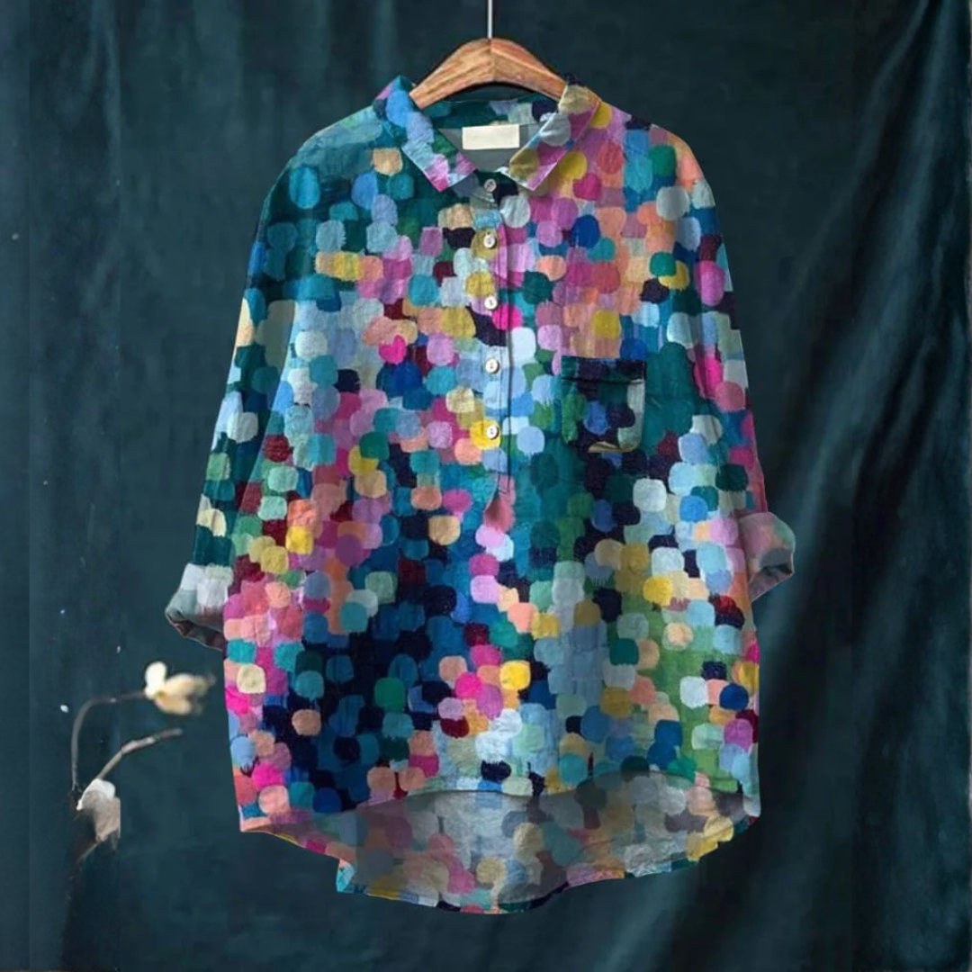 DELACROIX | Chemise Élégante à Motif Amélie