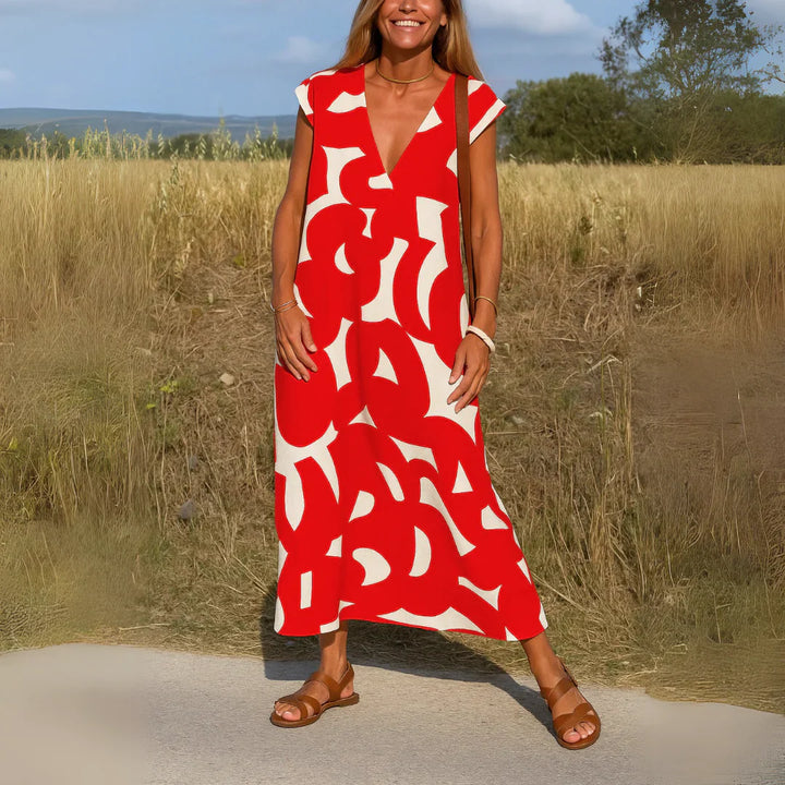 Tatiana™ | Cutwork Detail Maxi Dress-