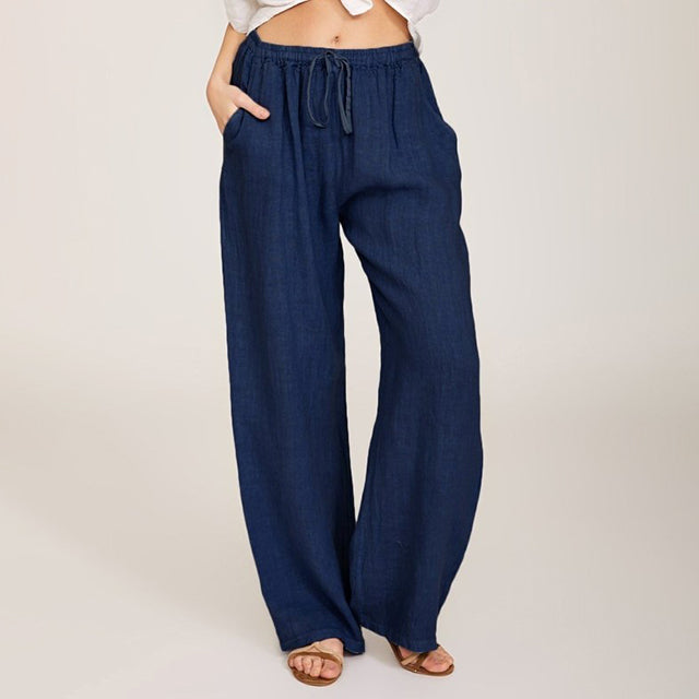 Enara - Pantalons Confortables à Cordon