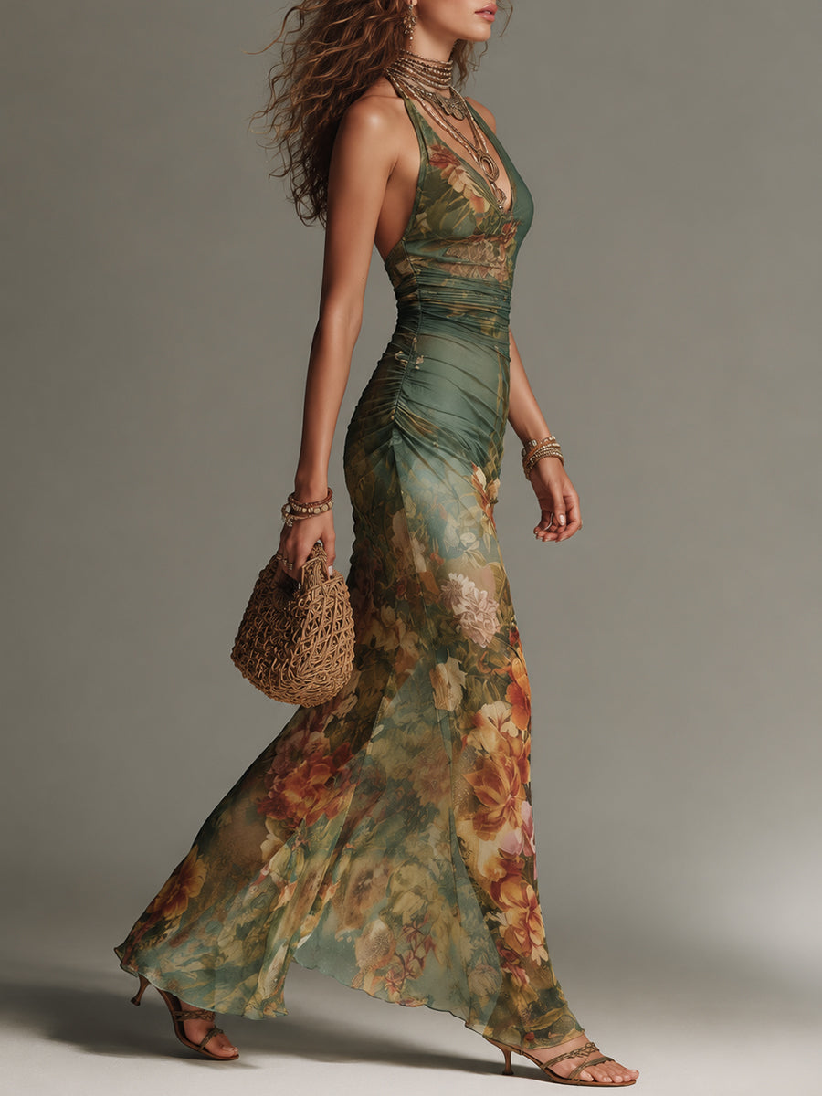 Shea | Robe Longue à Fleurs