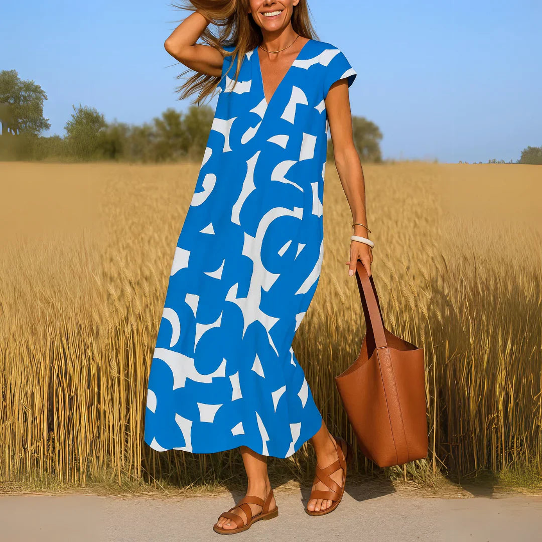 Tatiana™ | Cutwork Detail Maxi Dress-