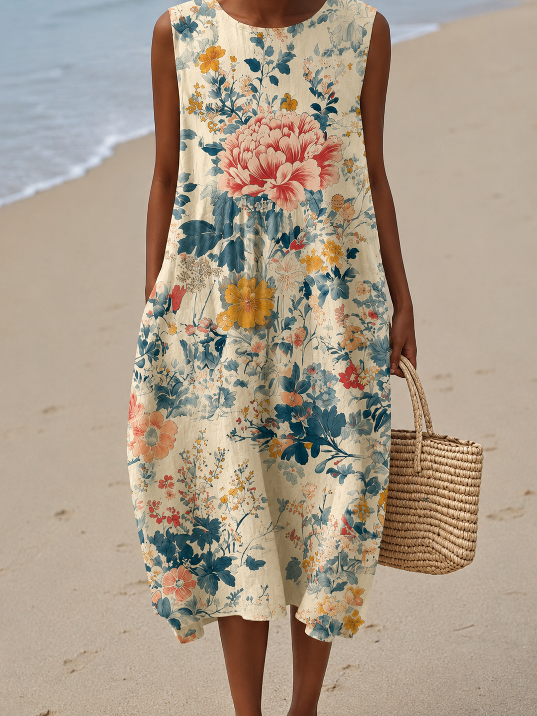 Robe d'Été Sans Manches