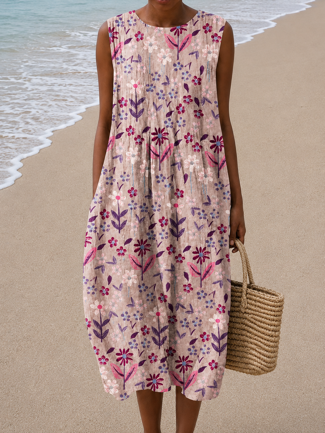 Robe d'Été Sans Manches