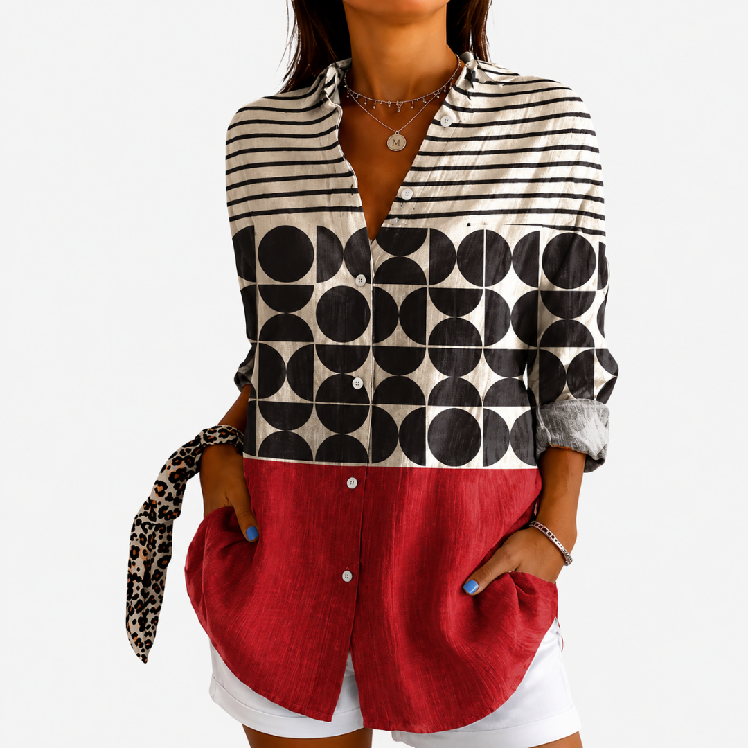 Blouse Légère à Imprimé Coloré