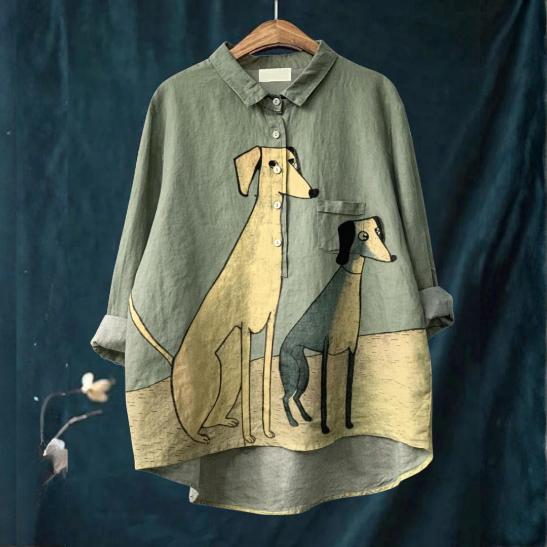 DELACROIX | Chemise Élégante à Motif Bérénice