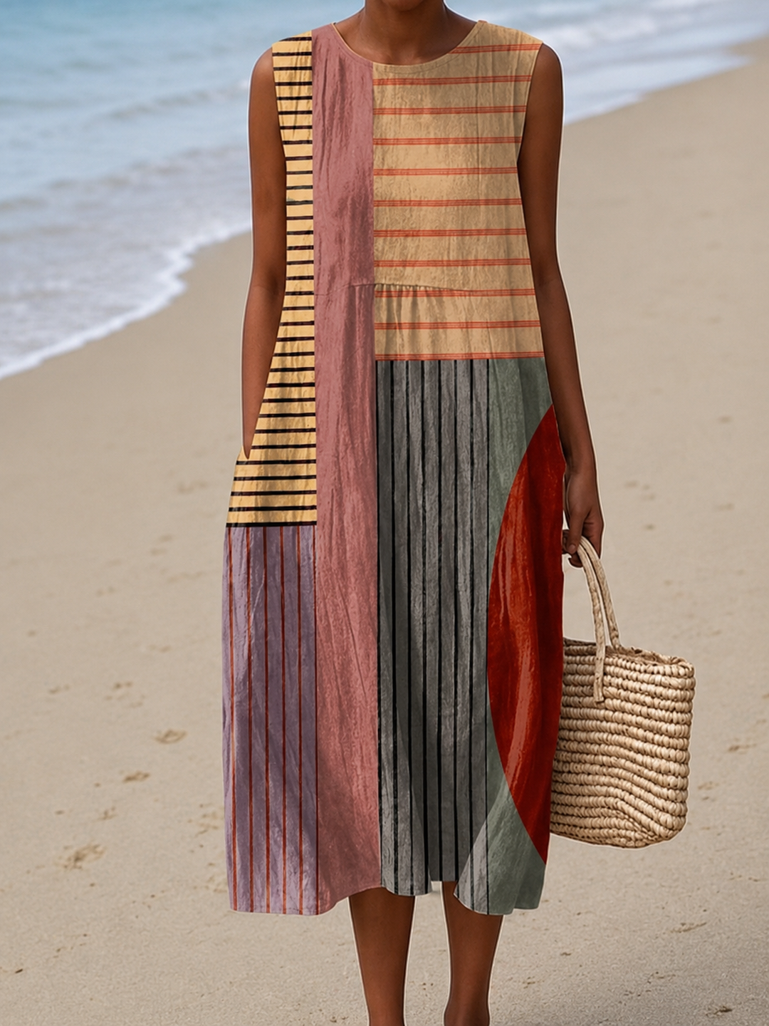 Robe d'Été Sans Manches
