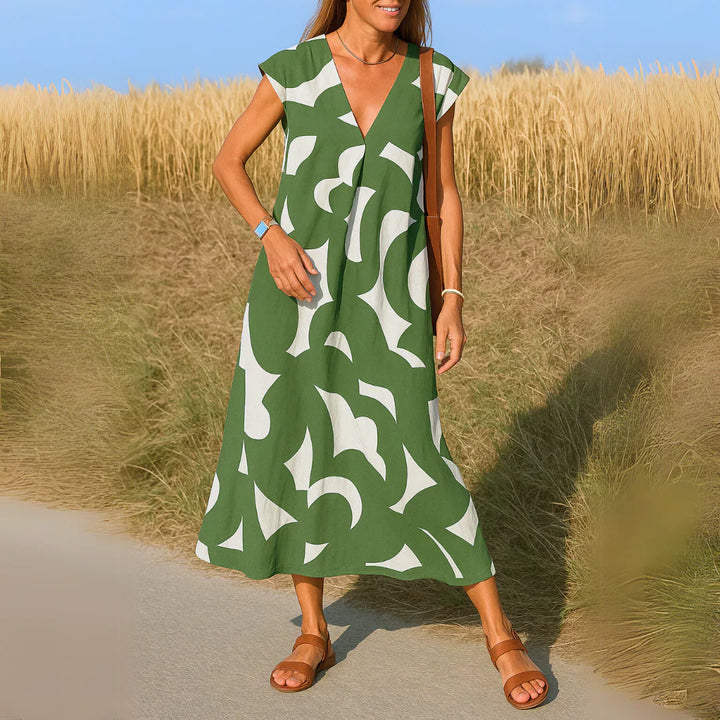 Tatiana™ | Cutwork Detail Maxi Dress-
