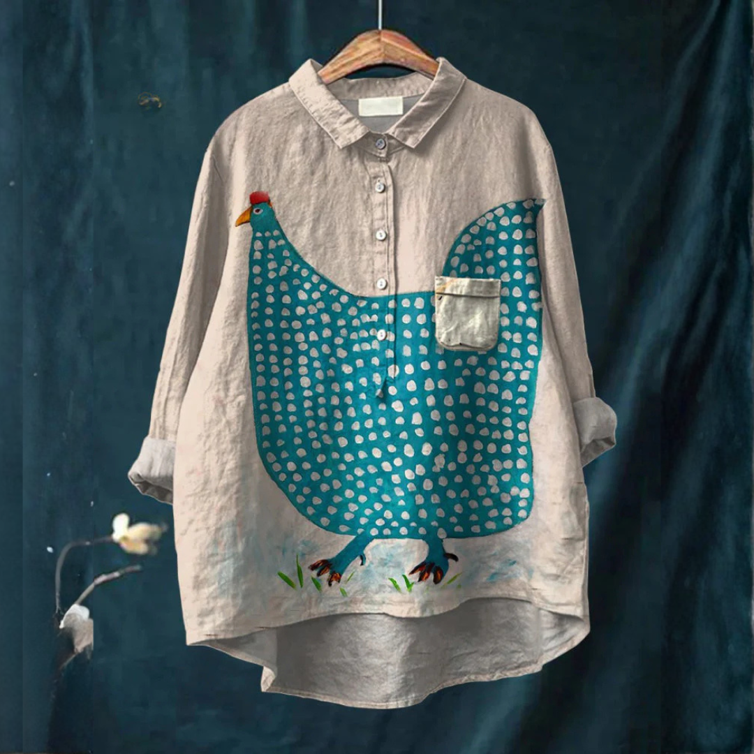 DELACROIX | Chemise Élégante à Motif Mathilde