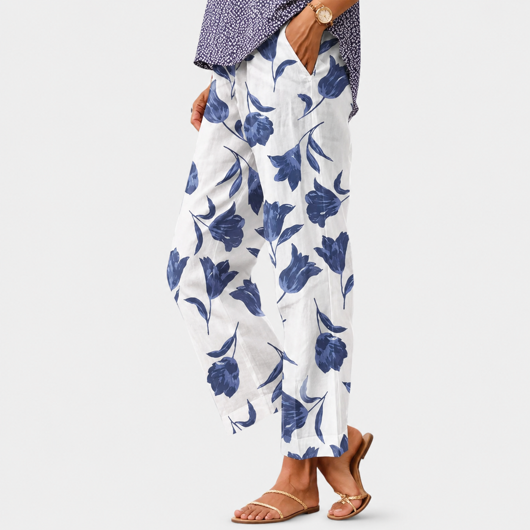 Pantalons décontractés à motifs pour femmes