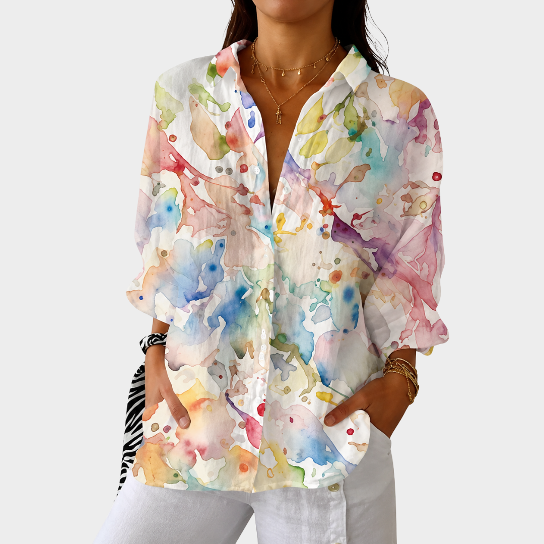 Blouse Légère à Imprimé Coloré