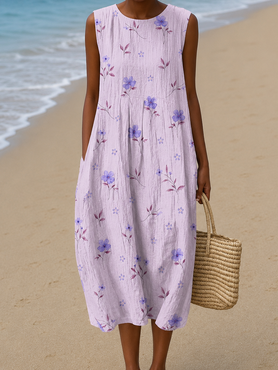Robe d'Été Sans Manches