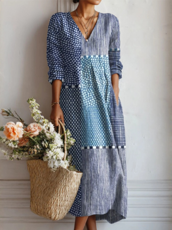 Ava™ - Retro Linen Dress