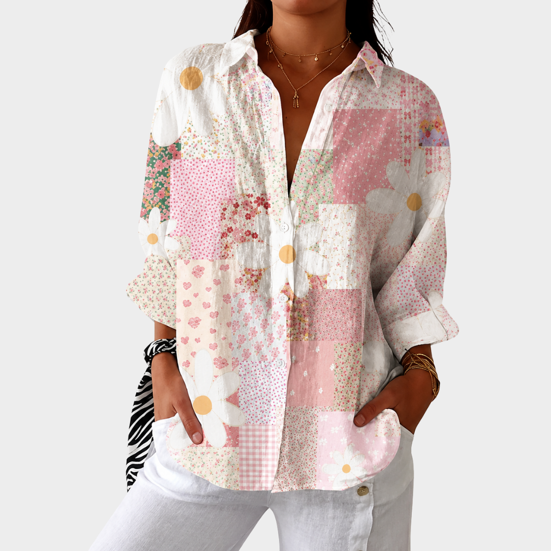 Blouse Légère à Imprimé Coloré