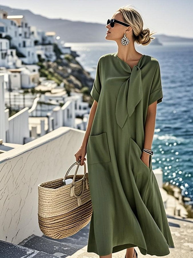 Mireille™ — Fluid Cotton Summer Dress