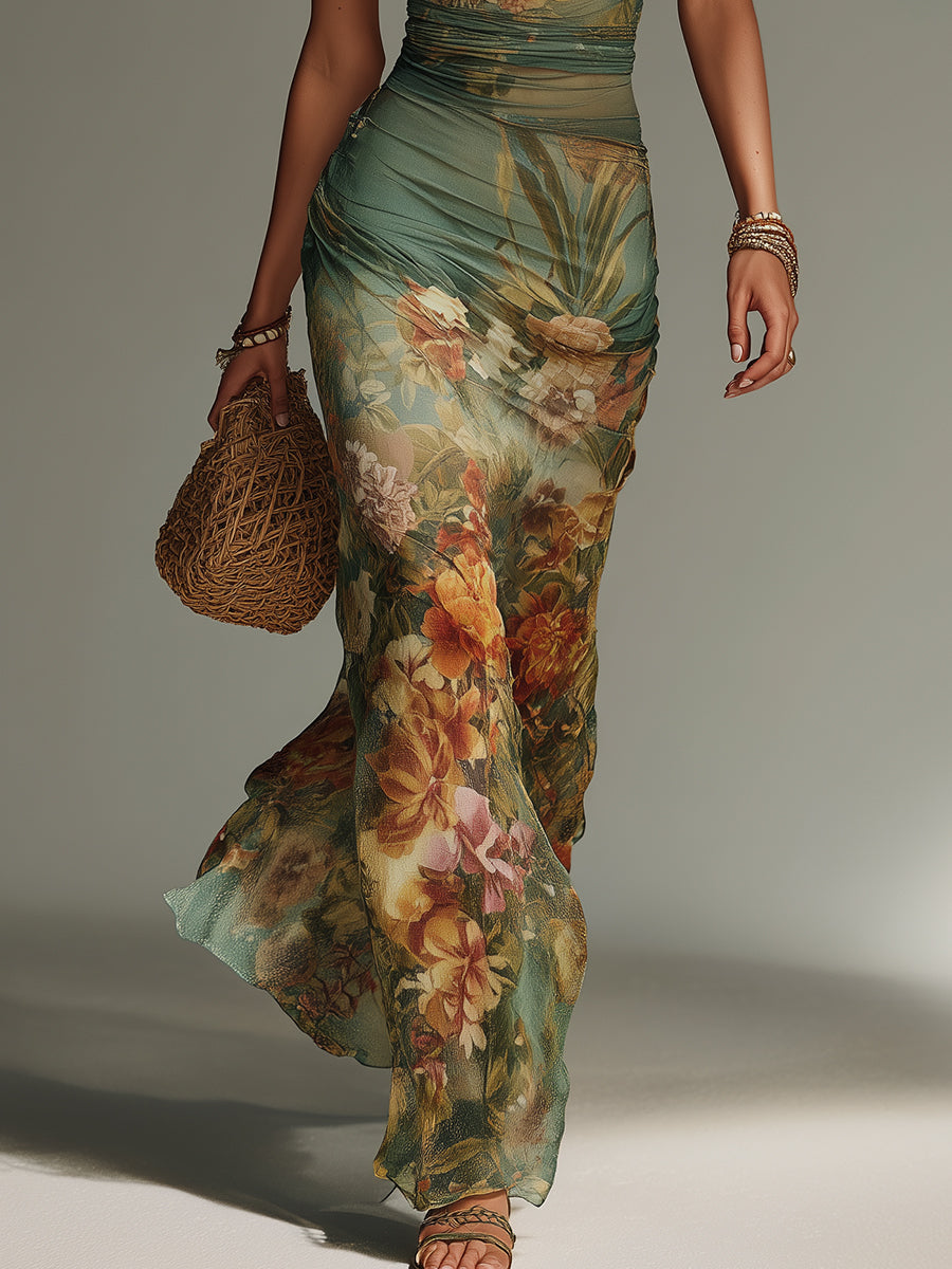 Shea | Robe Longue à Fleurs