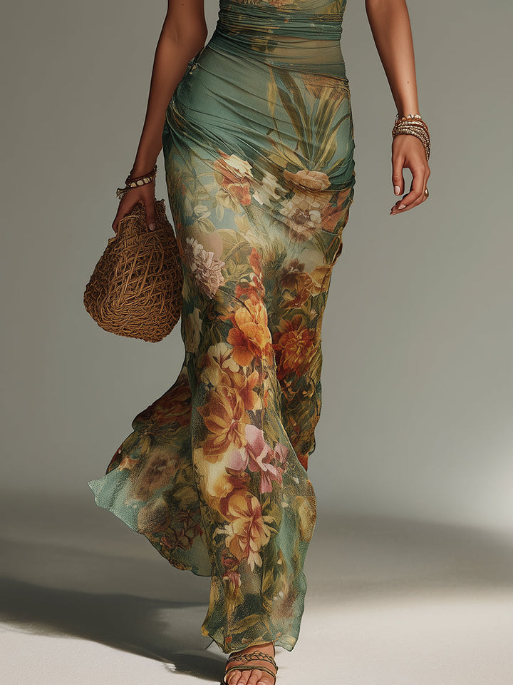 Shea | Robe Longue à Fleurs