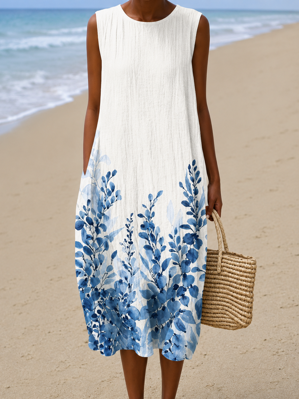Robe d'Été Sans Manches