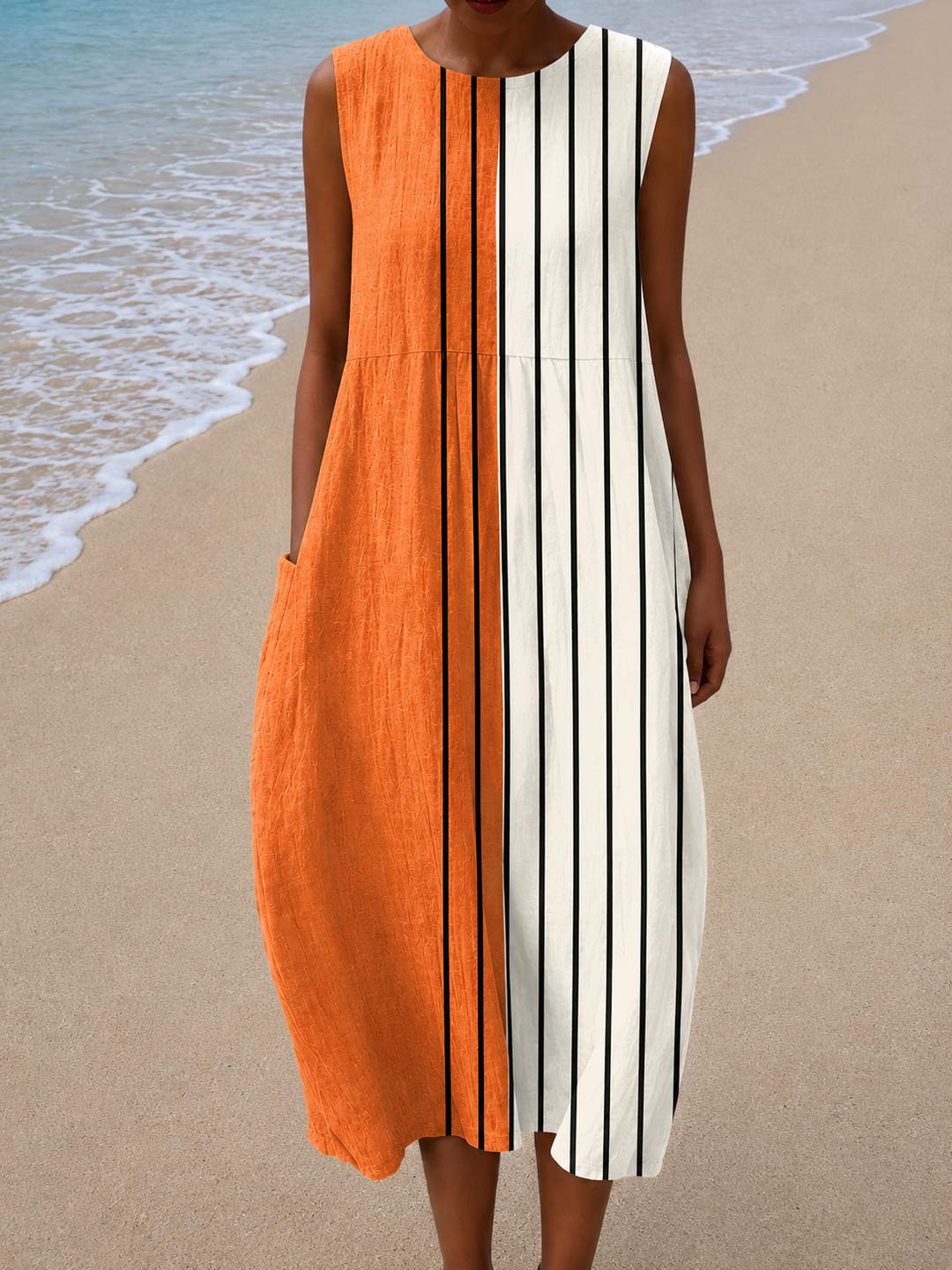 Robe d'Été Sans Manches