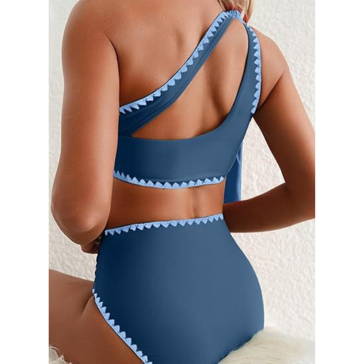 Marit | High Waist One Shoulder Bikini