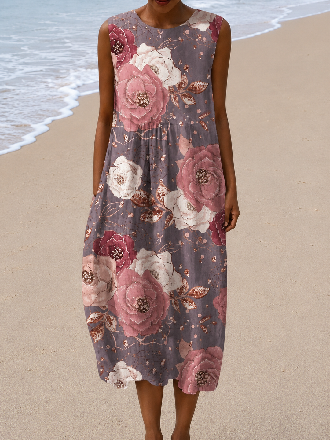 Robe d'Été Sans Manches
