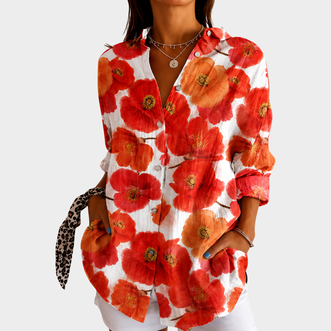 Blouse Légère à Imprimé Coloré