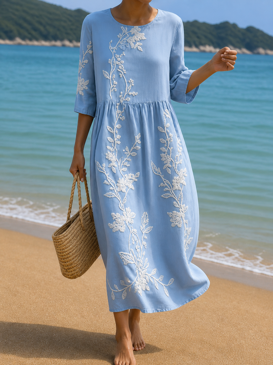 Robe à imprimé floral
