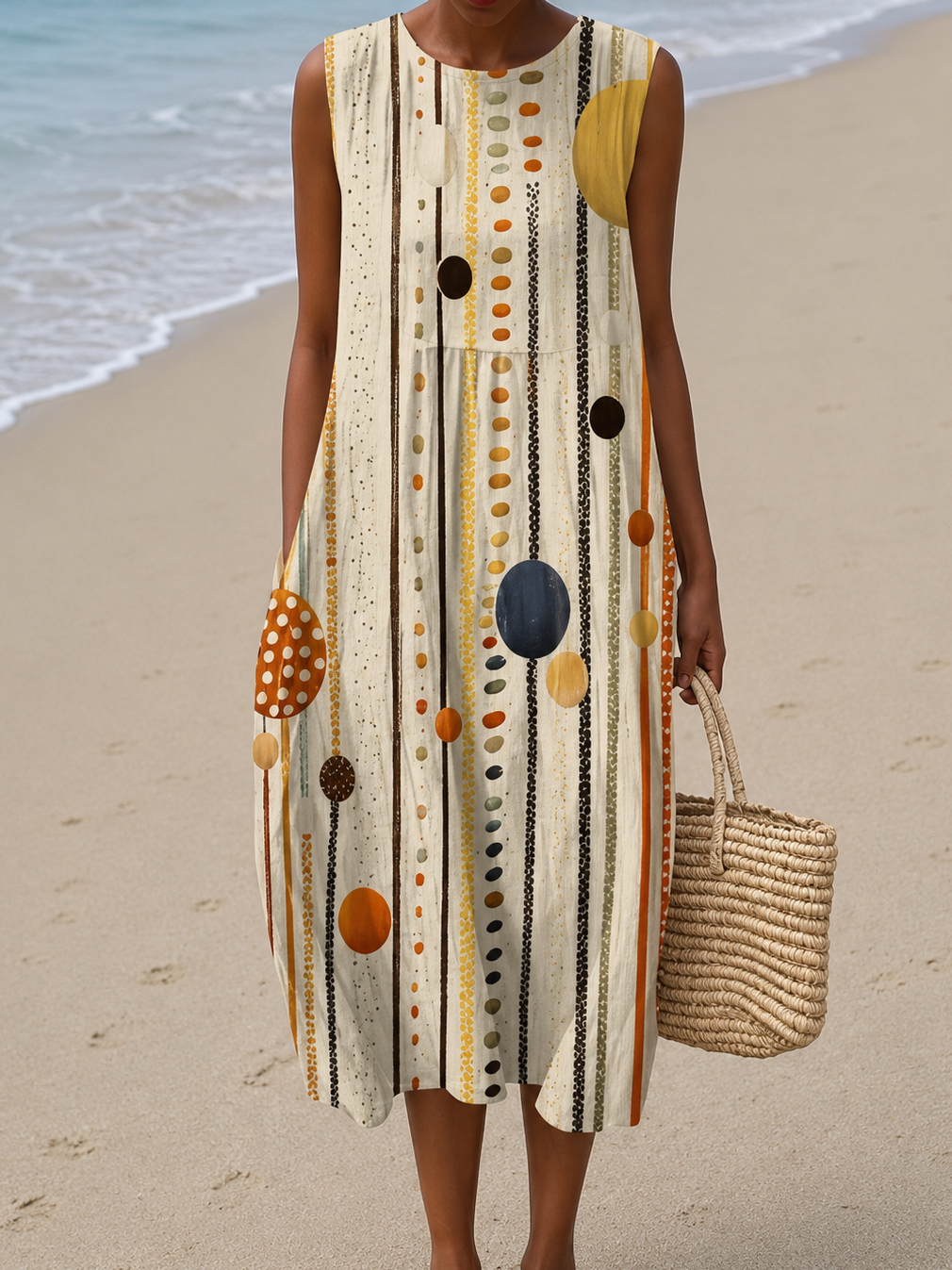 Robe d'Été Sans Manches