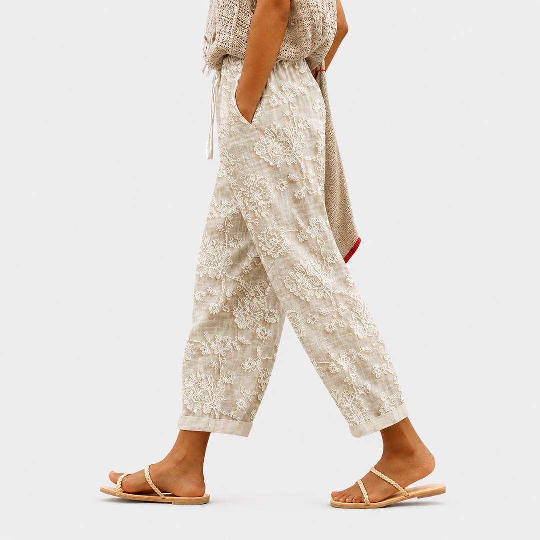 Pantalons Relaxed Vintage Blossom