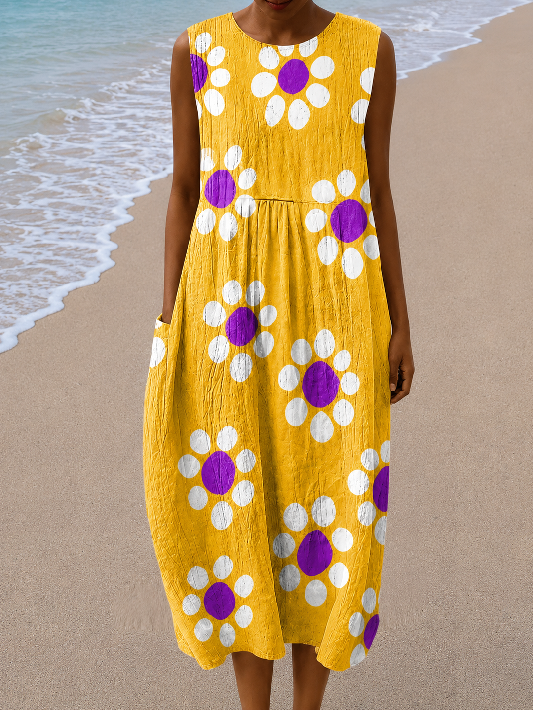 Robe d'Été Sans Manches