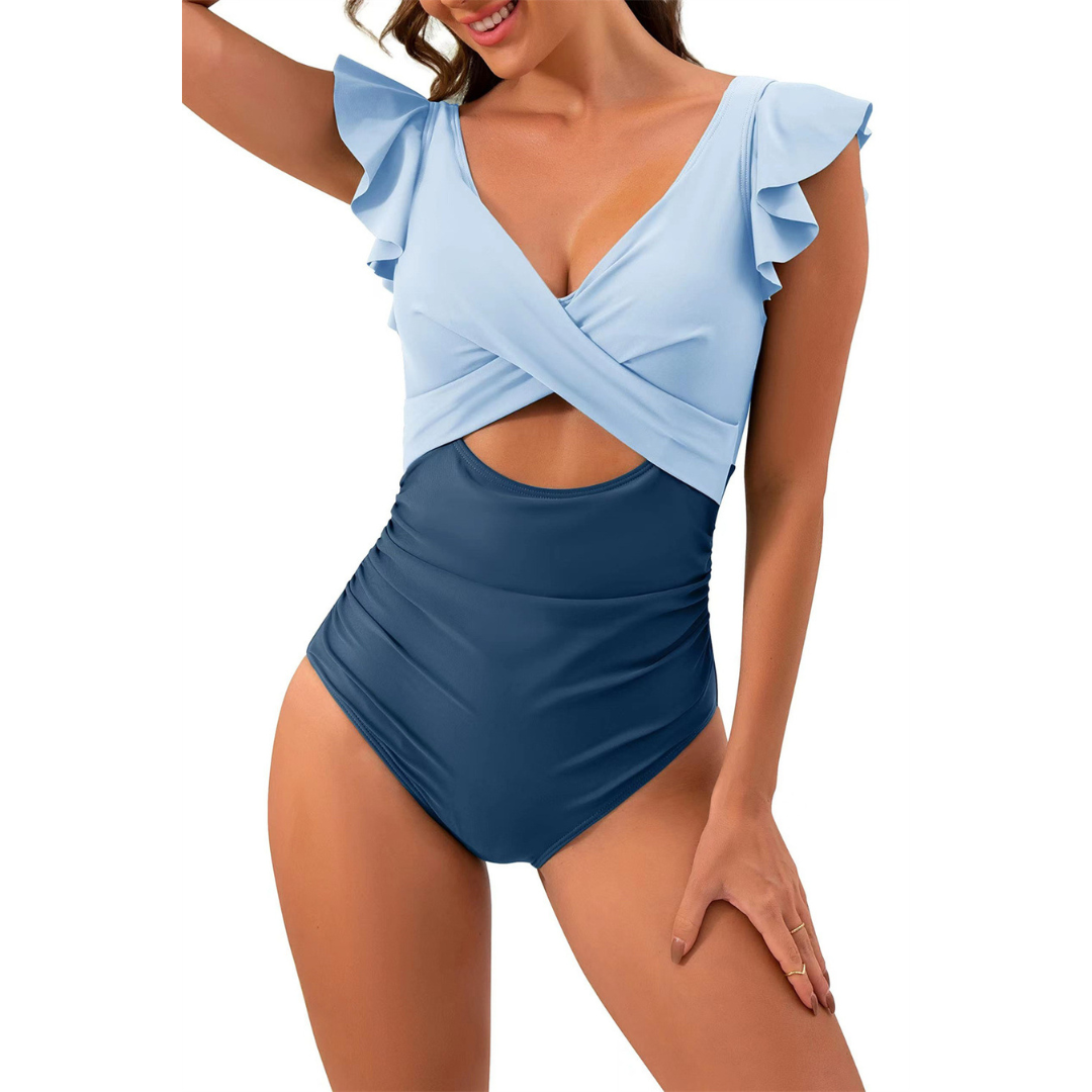 Maartje | Slimming Swimsuit with Ruffle Details