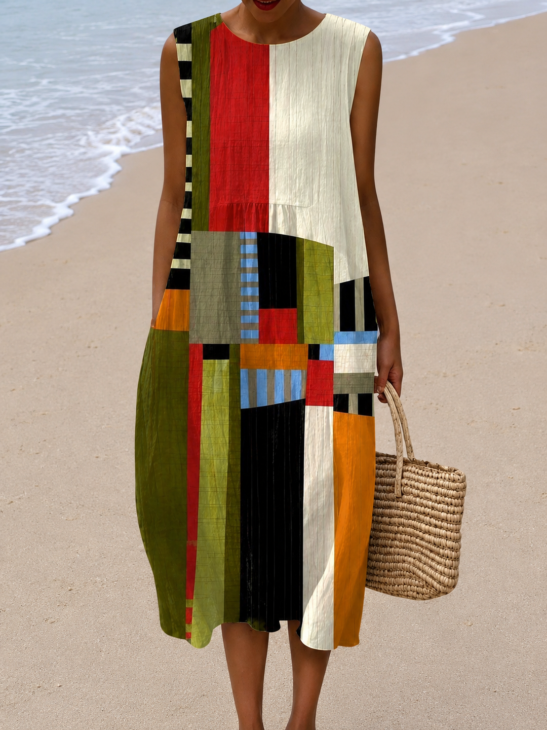 Robe d'Été Sans Manches
