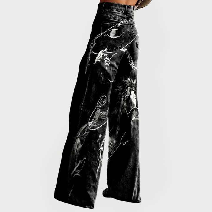 Jean Stylé et Confortable avec Motif