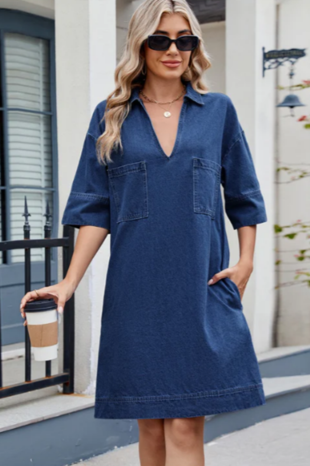 Jade | Casual Denim Dress