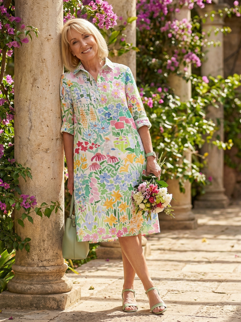 DELACROIX | Robe Florale de Jour Leontine