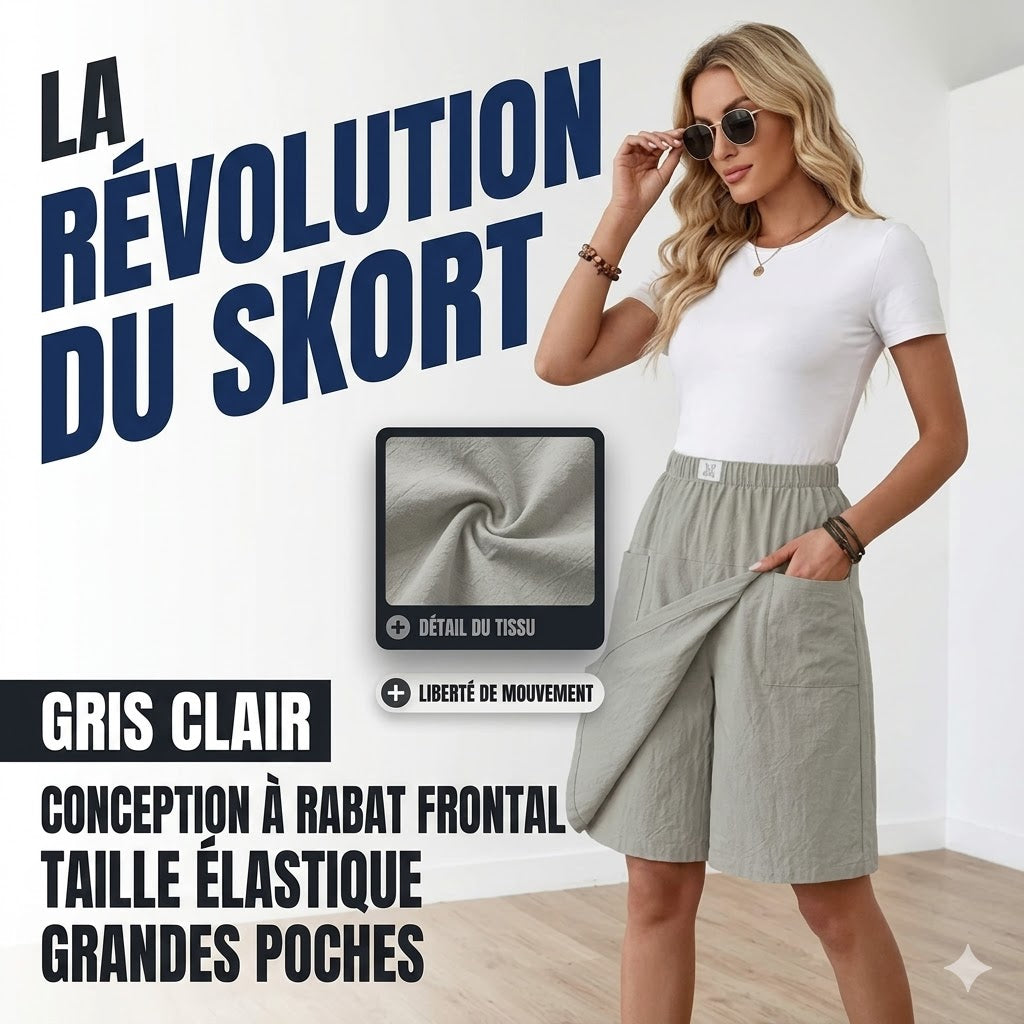 Libertine™ – Elastic Waist Skort with Pockets Active Freedom