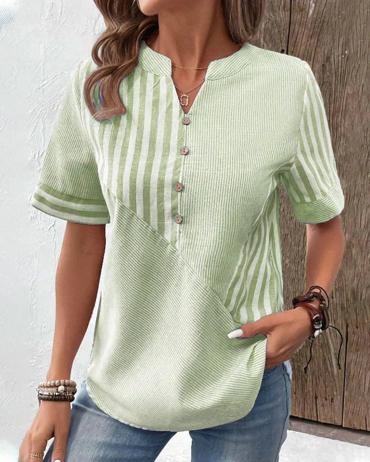 Lila | Blouse rayée douce