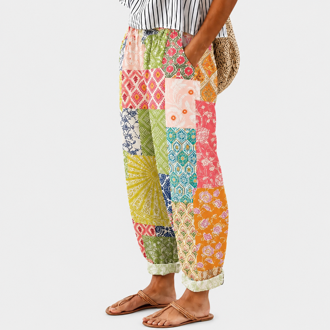 Pantalons Confort Mosaic Bloom