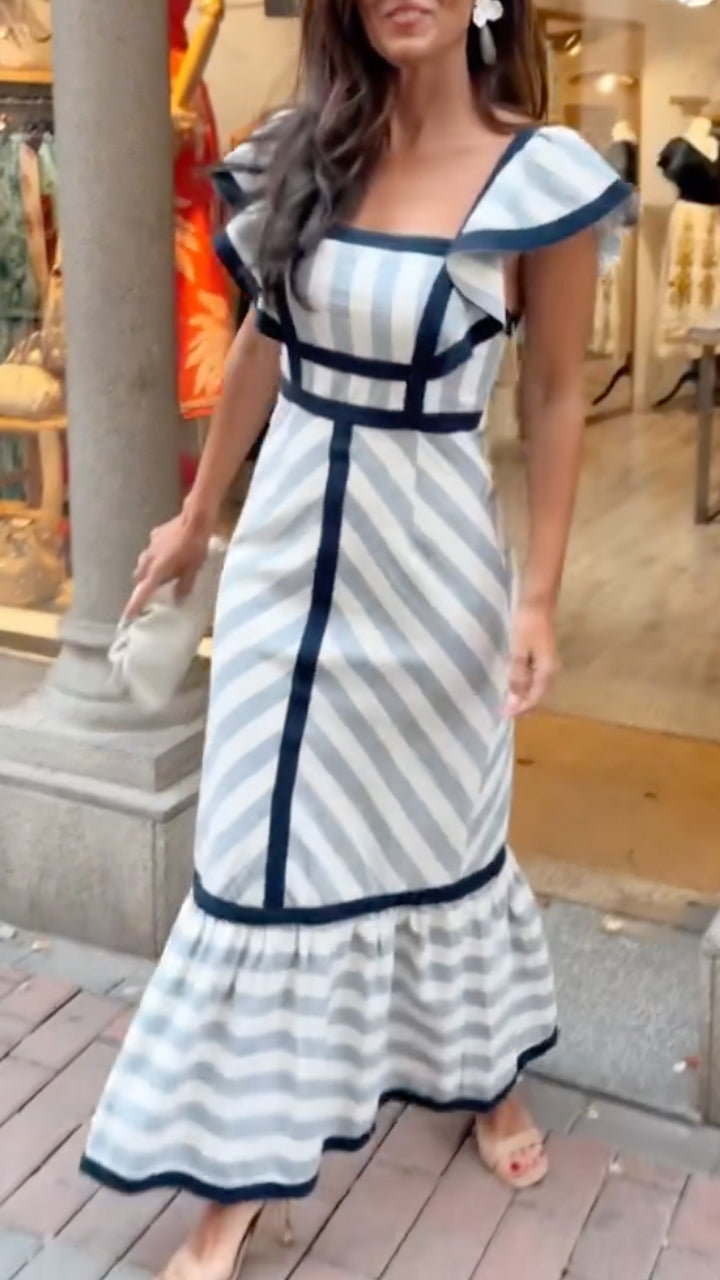 Dianne | Striped Maxi Dress