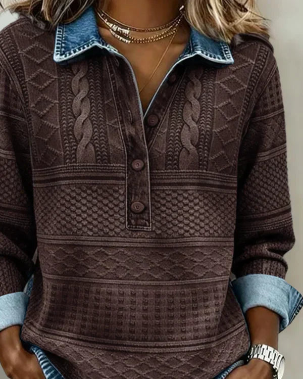 Riley | Stylish Collar Top