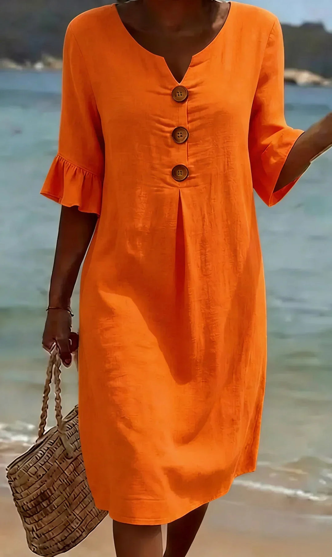 Radmila™ | Textured Long Sleeve Dress-