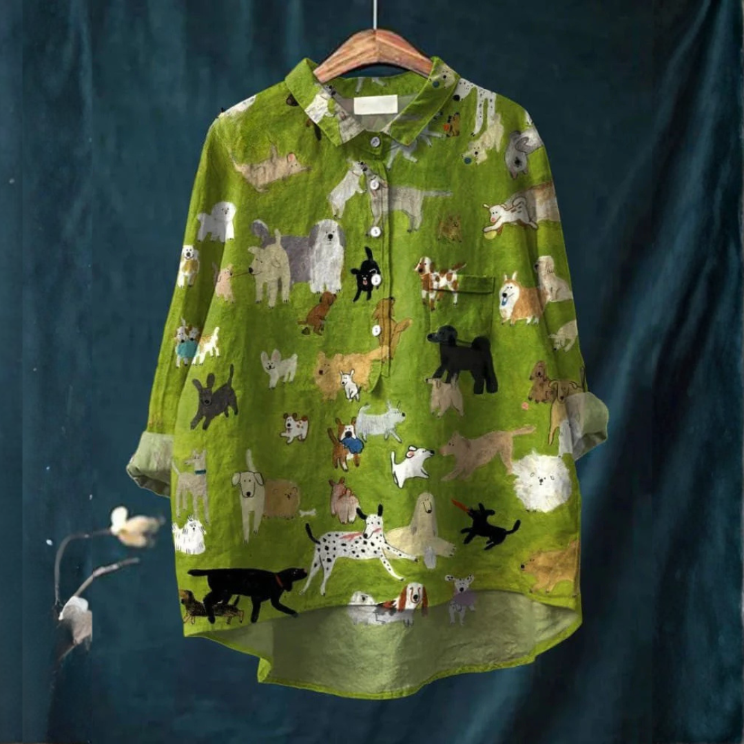 DELACROIX | Chemise Élégante à Motif Valentine